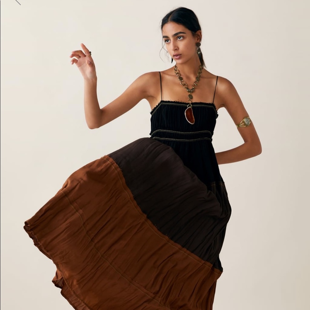 ISO: Zara limited edition studio color block maxi